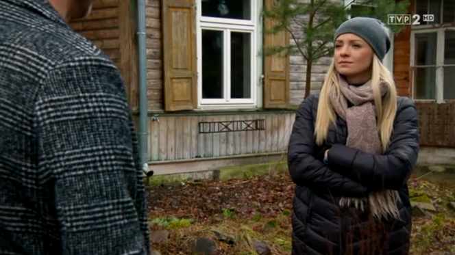 M jak miłość odcinek 1369, Joasia (Barbara Kurdej-Szatan), Michał (Paweł Deląg)