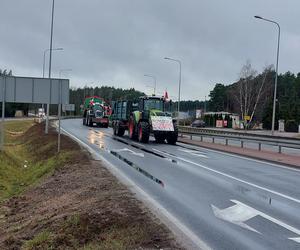 Tak wygląda protest rolników w okolicach Poznania!