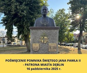 Pomnik Świętego Jana Pawła II w Dęblinie zostanie poświęcony [AUDIO]