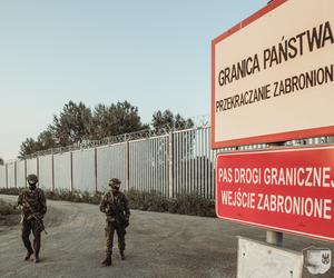 Ćwiczenia terytorialsów przy granicy z Białorusią