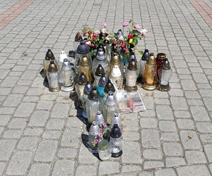 Kolorowe kwiaty i morze łez na pogrzebie Katarzyny z Raby Wyżnej. Zazdrosny mąż zabił ją 10 metrów od domu