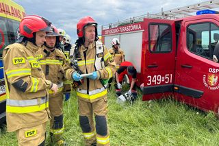 Wypadek podczas wyścigu w Krośnie. Wielu poszkodowanych 