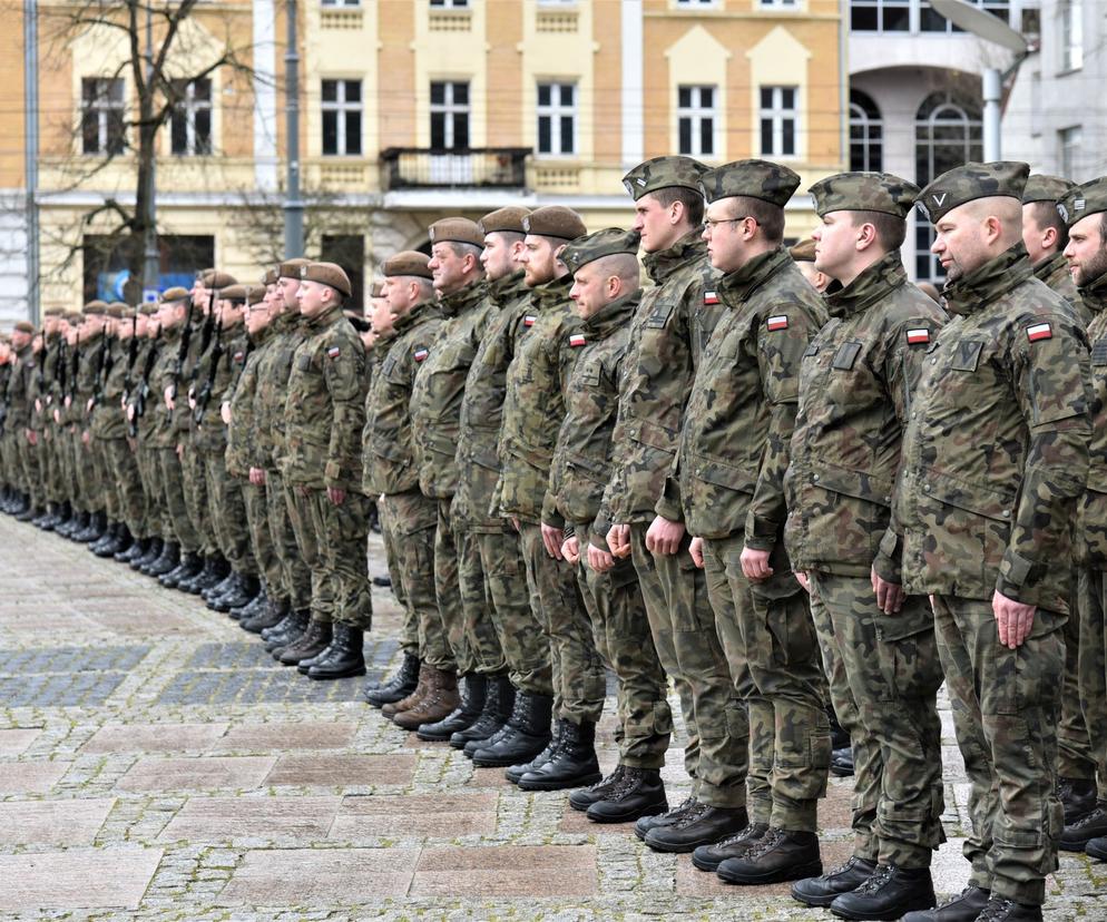 Terytorialsi złozyli przysięgę wojskową
