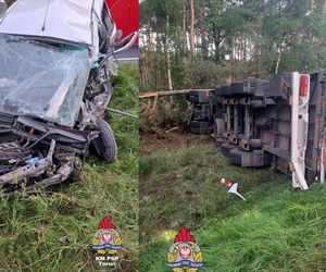 Tragiczny wypadek na DK 10 w Cierpicach. Jedna osoba nie żyje, trasa zablokowana!