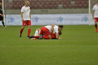 Premier Morawiecki na specjalnym meczu. Stadion Narodowy im. Kazimierza Górskiego