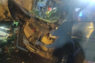 Tragiczny wypadek busa w woj. lubelskim. Jedna osoba nie żyje, jest wielu rannych