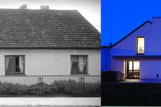 Rozbudowa domu na wsi - przed i po