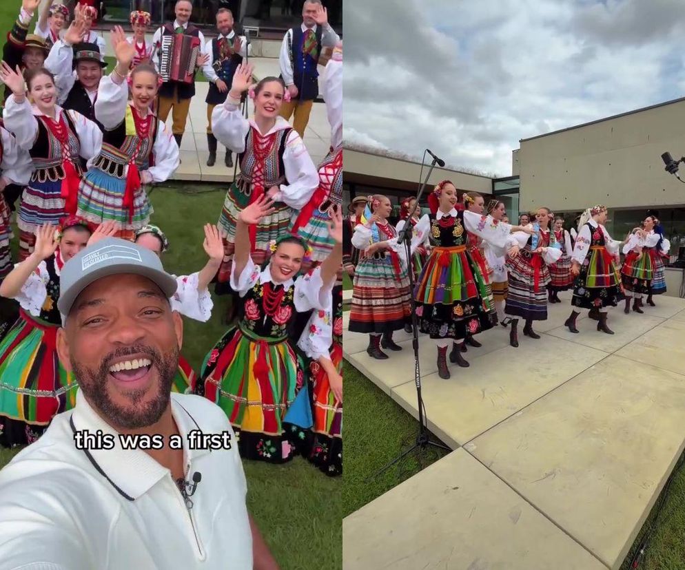 Will Smith oczarowany Ślązaczkami z zespołu Pieśni i Tańca