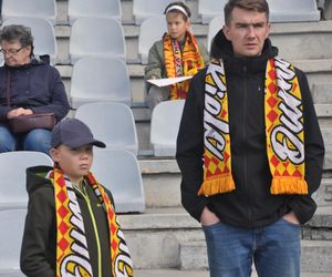 Korona Kielce - Lech Poznań. Zdjęcia kibiców na Exbud Arenie