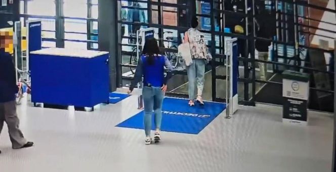 Ukradła i schowała się przed policją za drzewem