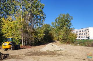 Park Nagórki - Jaroty. Prace przy budowie nowych dojść do zbiornika idą pełną parą [ZDJĘCIA]