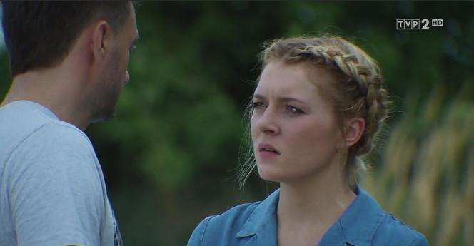 M jak miłość odc. 1409. Bartek (Arkadiusz Smoleński), Ula (Iga Krefft)