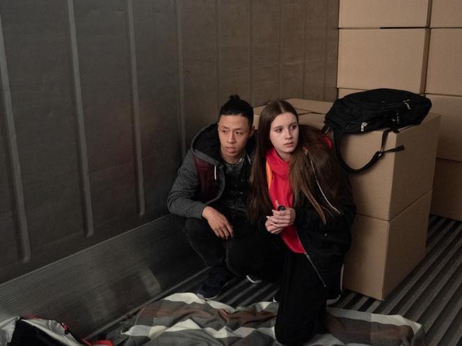 Na Wspólnej odc. 3317. Ula (Sherazade Wolff), Hao (Filip Tran)