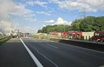 Dwa poważne zdarzenia na A4 w Małopolsce. Autostrada częściowo zablokowana w obu kierunkach