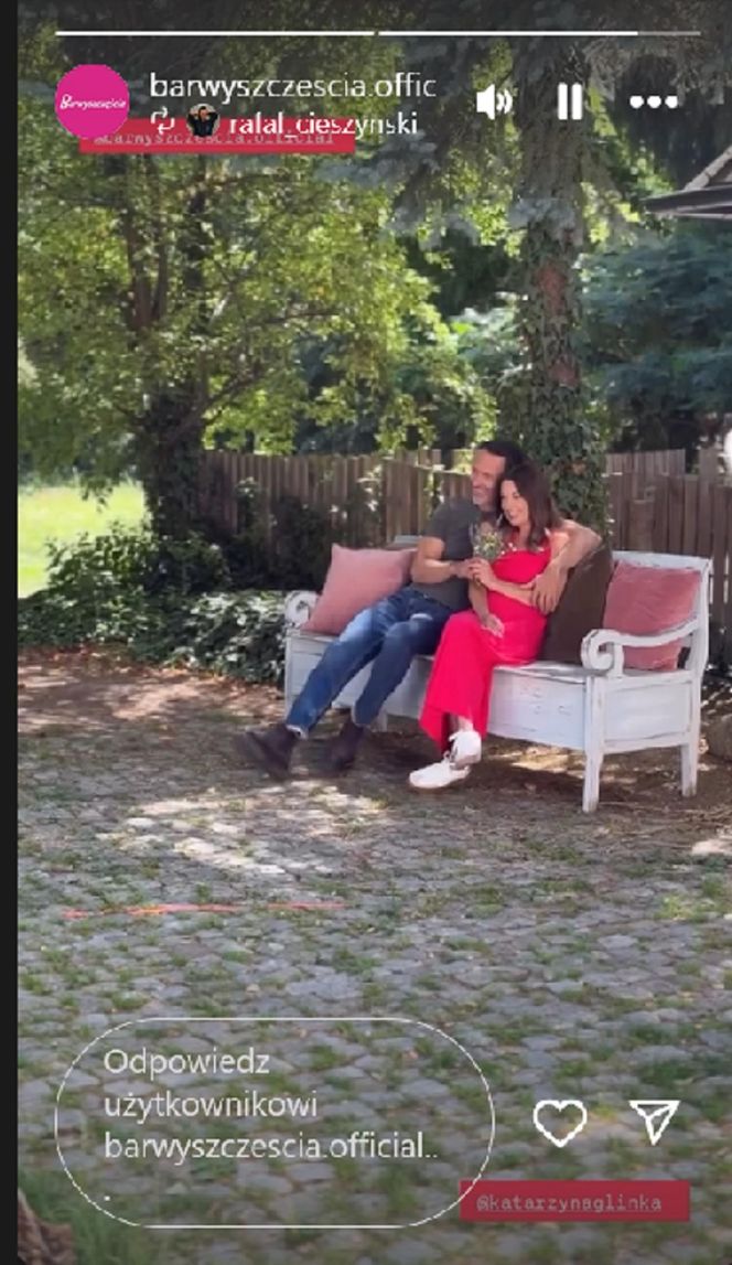 Barwy szczęścia. Rafał Cieszyński (Mariusz), Katarzyna Glinka (Kasia)