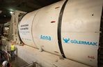Tarcza TBM Anna drążąca tunel metra M2 na Bemowie