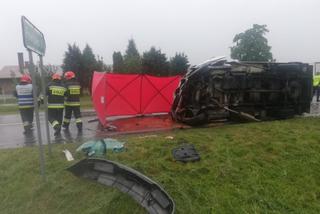 Tragiczne zderzenie busa z ciężarówką w Adamówce