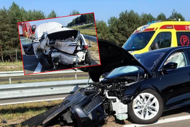 Jeżowe. Śmiertelny wypadek na S-19. Nie żyją kobieta i mężczyzna ze skody [ZDJĘCIA]
