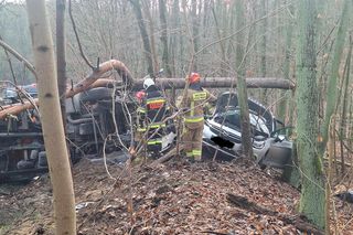 Koszmarny wypadek pod Bydgoszczą! Matka i maleńkie dziecko w szpitalu [ZDJĘCIA]