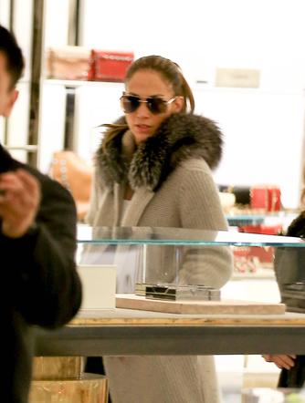 Jennifer Lopez na zakupach