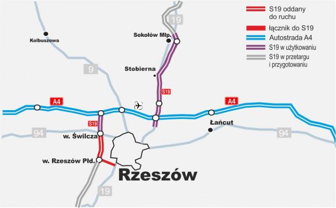 Kolejny odcinek szlaku S19 Via Carpatia Świlcza-Rzeszów Południe