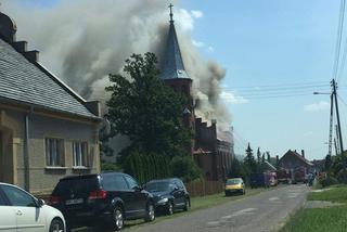 Pożar kościoła w Lutolu Suchym