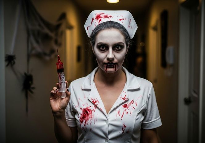 Za co się przebrać na Hallowen? Krwawa pielęgniarka
