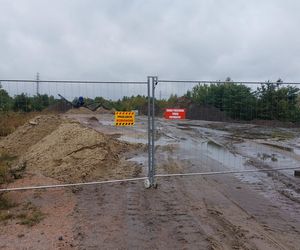 Piekarska działa odgrodzona przez prywatną osobę