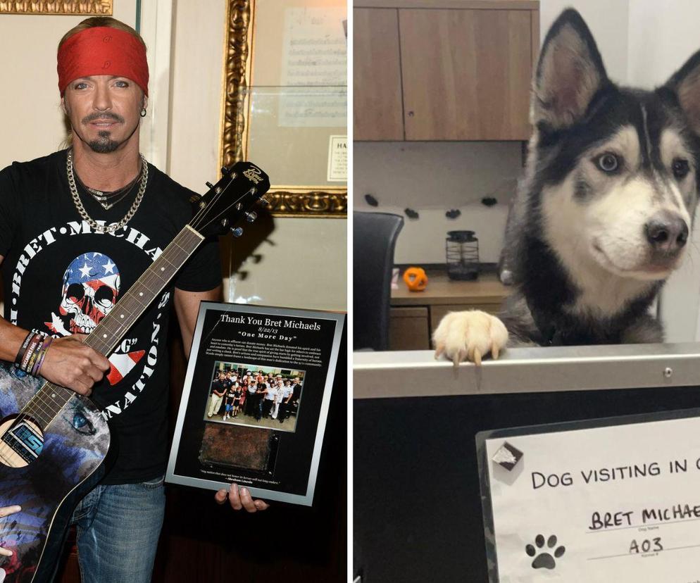 Bret Michaels adoptował psa o imieniu... Bret Michaels! Ten zwierzak to prawdziwy bohater!