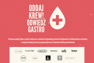 Poważna sytuacja Regionalnym Centrum Krwiodawstwa w Krakowie. Zaczyna brakować krwi!