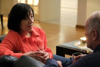 M jak miłość odc. 1787. Jerzy Argasiński (Karol Strasburger), Iwona Kryńska (Hanna Śleszyńska)