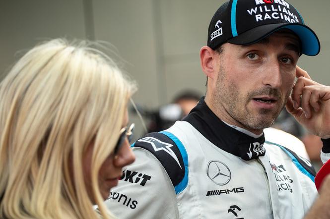 Robert Kubica z blondynką