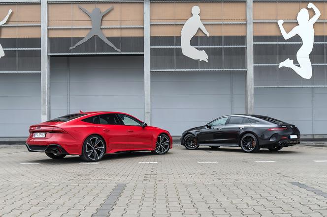 Audi RS7 Sportback 4.0 TFSI V8 vs. Mercedes-AMG GT 4-Door Coupe 63 S 4MATIC+