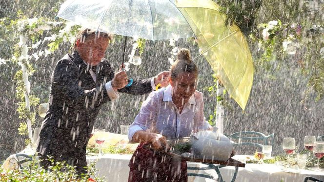 M jak miłość odc. 1836. Robert Żak (Krzysztof Tyniec), Viola (Magdalena Waligórska)