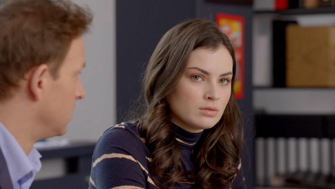 Barwy szczęścia odc. 3199. Weronika (Maria Świłpa), Łukasz (Michał Rolnicki)