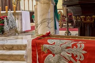 Na nowym sztandarze powiatu siedleckiego widnieje m.in. herb tego regionu