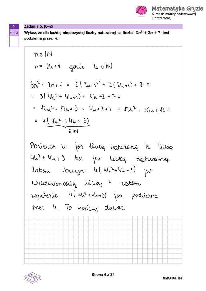 Matura 2025 - matematyka