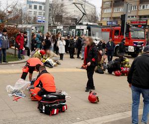 Wypadek w Szczecinie plac Rodła 