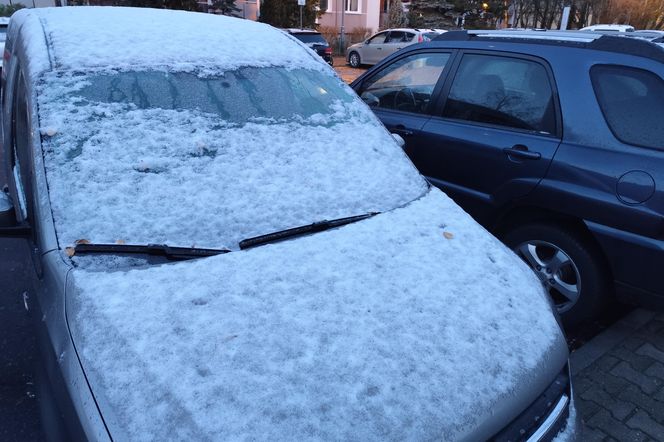 Pierwszy śnieg spadł w Poznaniu i okolicach