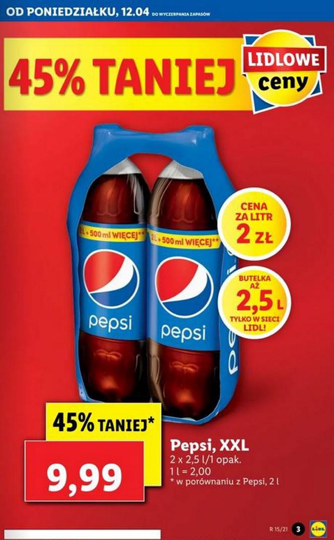 2 zł za litr Pepsi-Coli