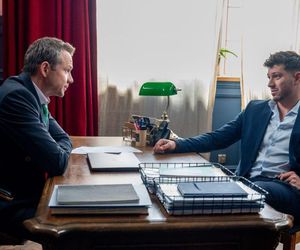 Barwy szczęścia odc. 3249. Justin (Jasper Sołtysiewicz), Bruno (Lesław Żurek)