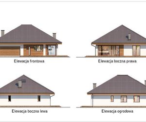 Projekt domu C444u Czterolistna koniczyna (wariant XVIII) z kolekcji Muratora