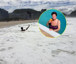 Urlop na Copacabanie? Znana polityk pluska się w basenie