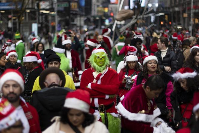 SantaCon w Nowym Jorku. Tysiące Mikołajów na ulicach miasta