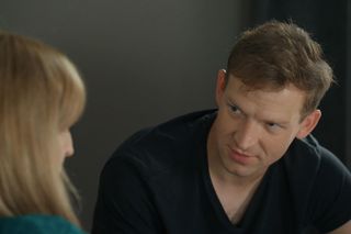 Barwy szczęścia odc. 3126. Łukasz (Michał Rolnicki), Agnieszka (Katarzyna Tlałka)