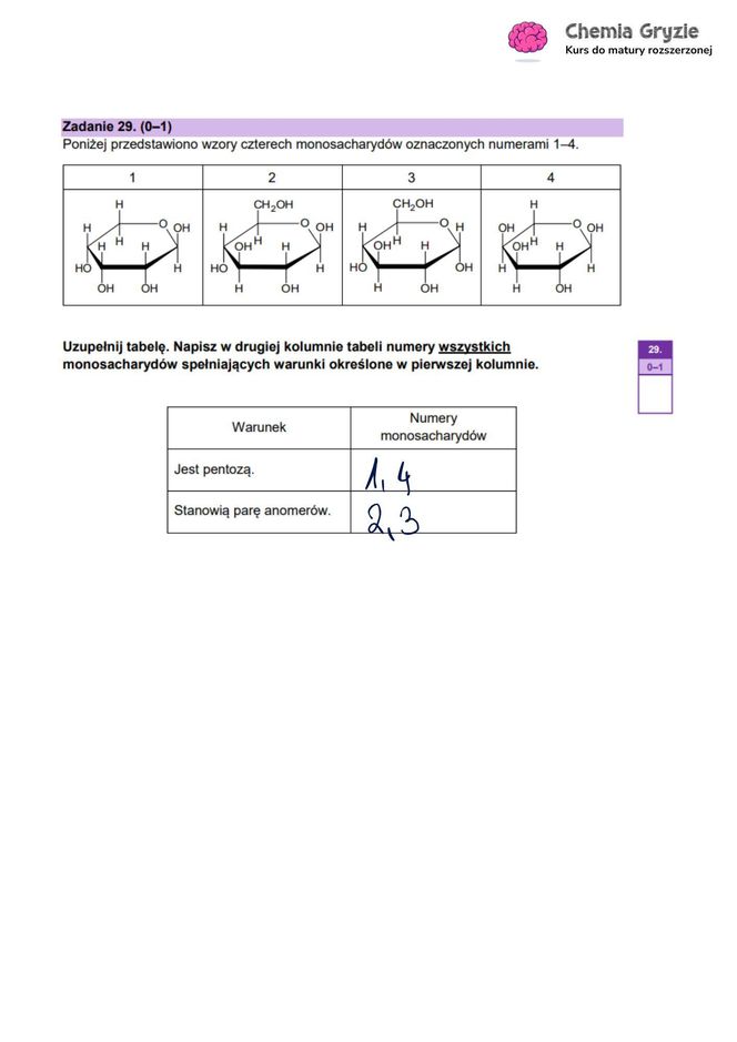 Matura chemia 2025: Odpowiedzi [16.05.2025] nowa formuła 2023
