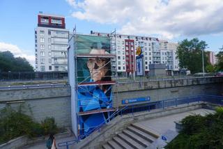 Mural Beksińskiego
