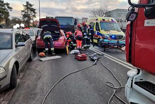 Groźny wypadek w regonie