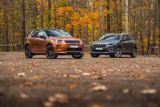 Land Rover Discovery Sport 2.0P 200 KM AT9 AWD R-Dynamic HSE vs. Jeep Cherokee 2.2 MultiJet 195 KM AT9 AWD Limited