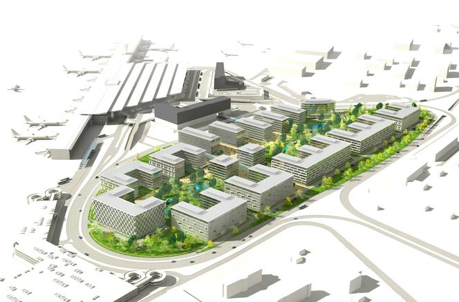 Chopin Airport City. Miasteczko biznesowe na lotnisko Chopina